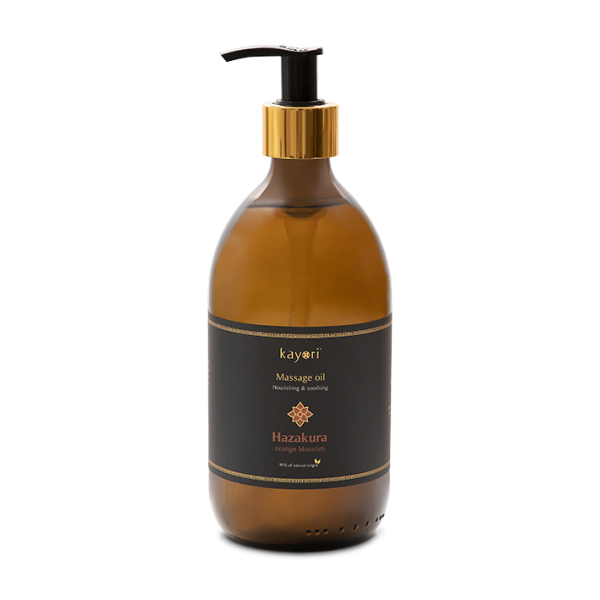 Kayori - Massageolie - 500ml - Hazakura