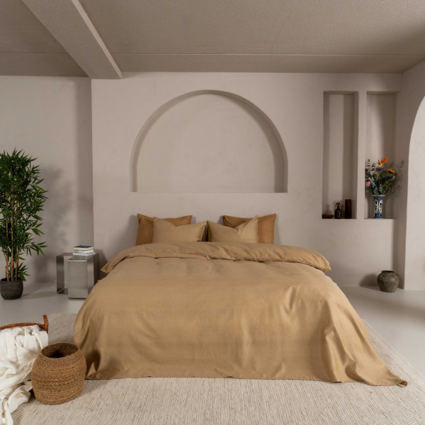Kayori Bettbezug Kiso Tencel - Gold