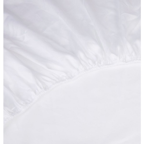 Kayori Oyasumi - Spannebettlaken für Splittopper - 12cm - Tencel - Weiss