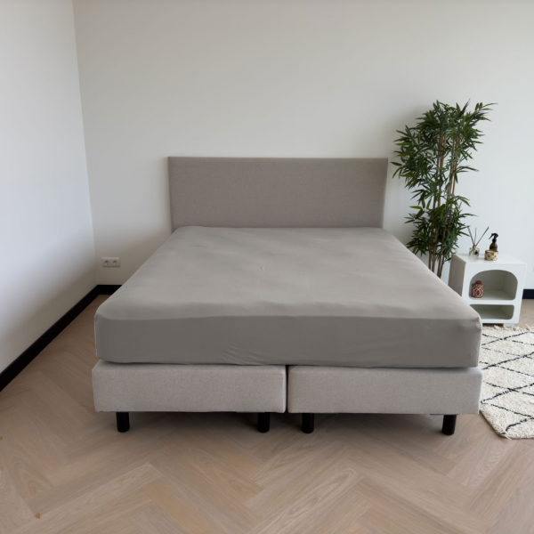 Kayori Tara Spannbetttuch Stretch Jersey - Grau