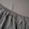Kayori Edo Splittopper Spannbetttuch Baumwollsatin - Antracite