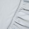 Kayori Shizu Splittopper Spannbettlaken Jersey - Silbergrau