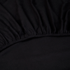 Kayori  Nagano Spannbettlaken f. Splittopper Flanell - Schwarz