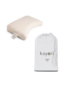 Kayori - Saiko - Kussensloop 10cm 2 stuks - 40x60 - Zilvergr