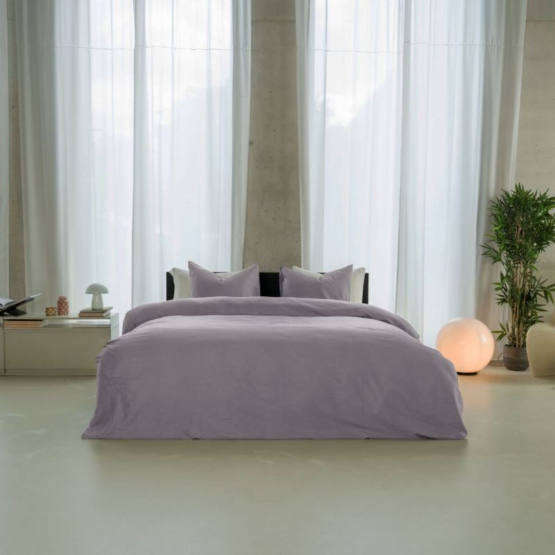 Kayori Emma - DBO - Katoensatijn - 140/200-220 - Lila