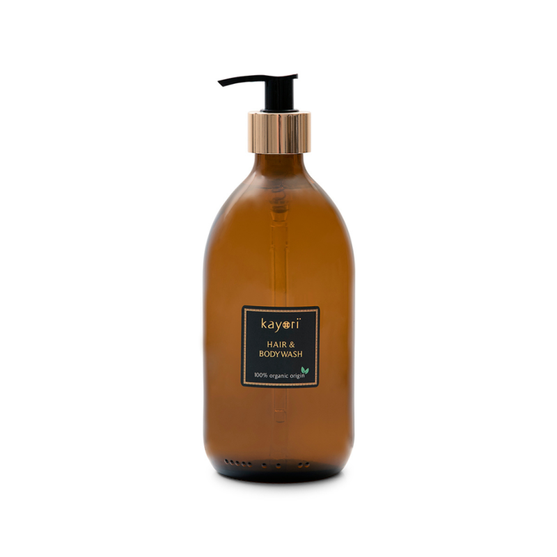 Kayori - Hair & Body Wash - Glas - 500ml - Kohaku