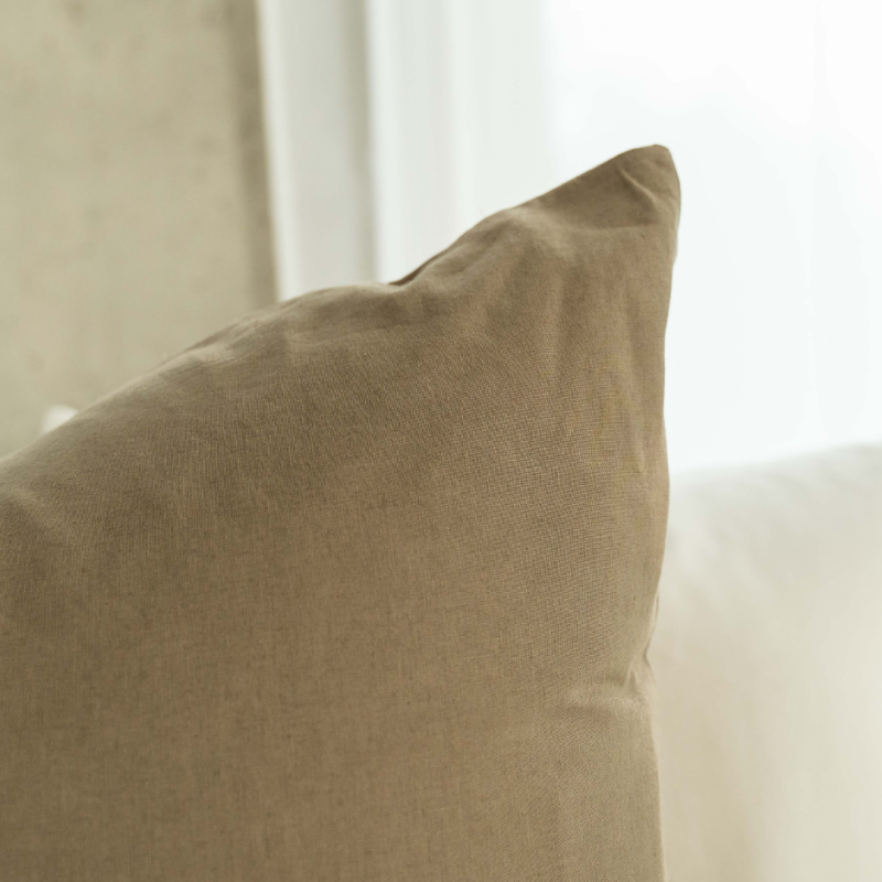 Ine - Kussensloop - 2 stuks - 60x70 - Khaki