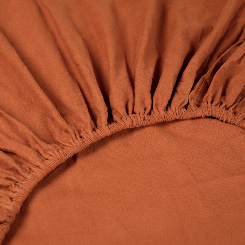 Kayori  Nagano Spannbettlaken f. Splittopper Flanell - Braun