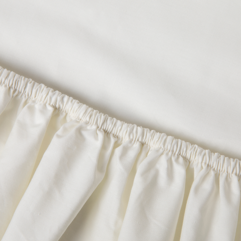 Kayori Shizu Topper Spannbettlaken Perkal - Offwhite